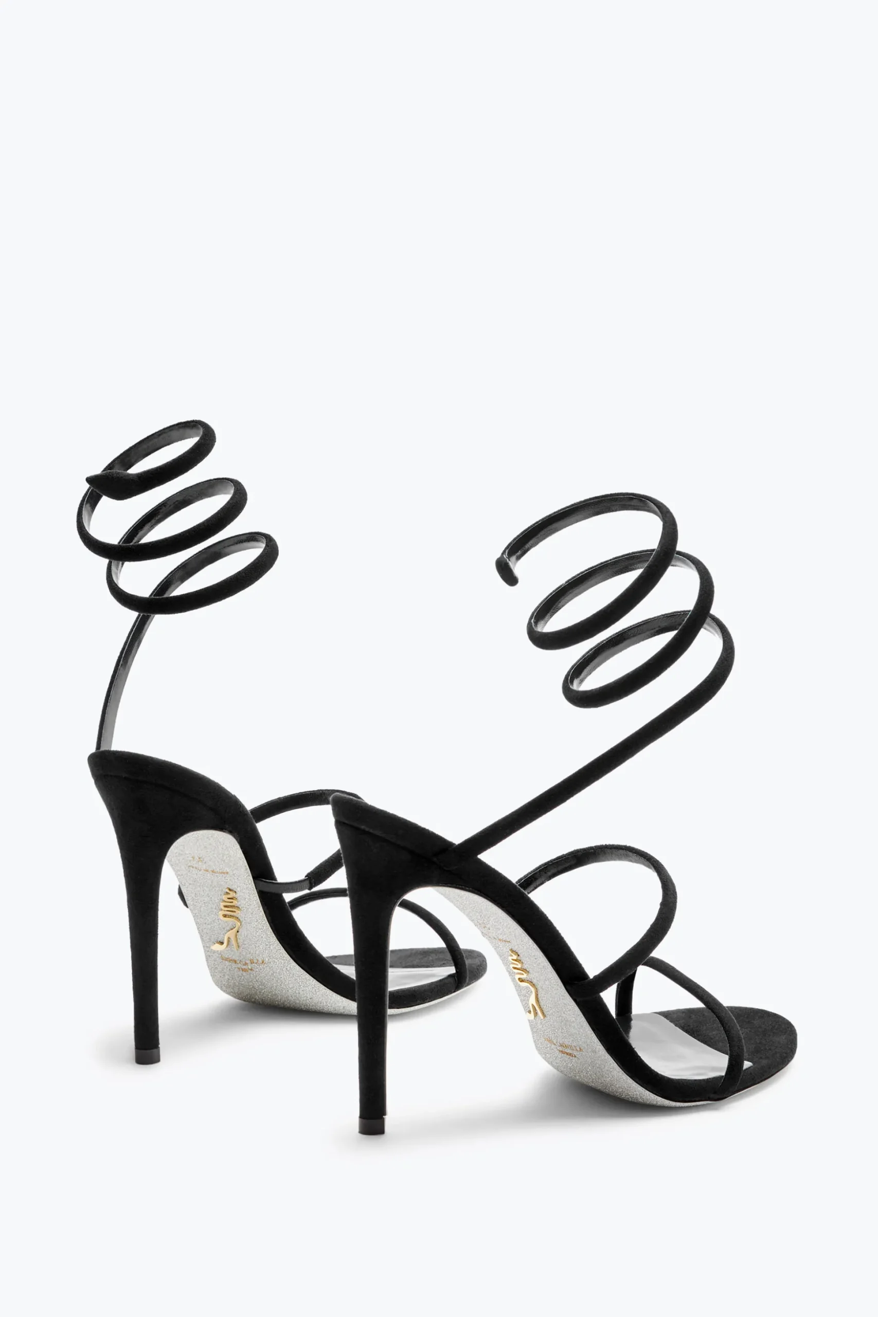 Sandale Cleo en daim noir 105