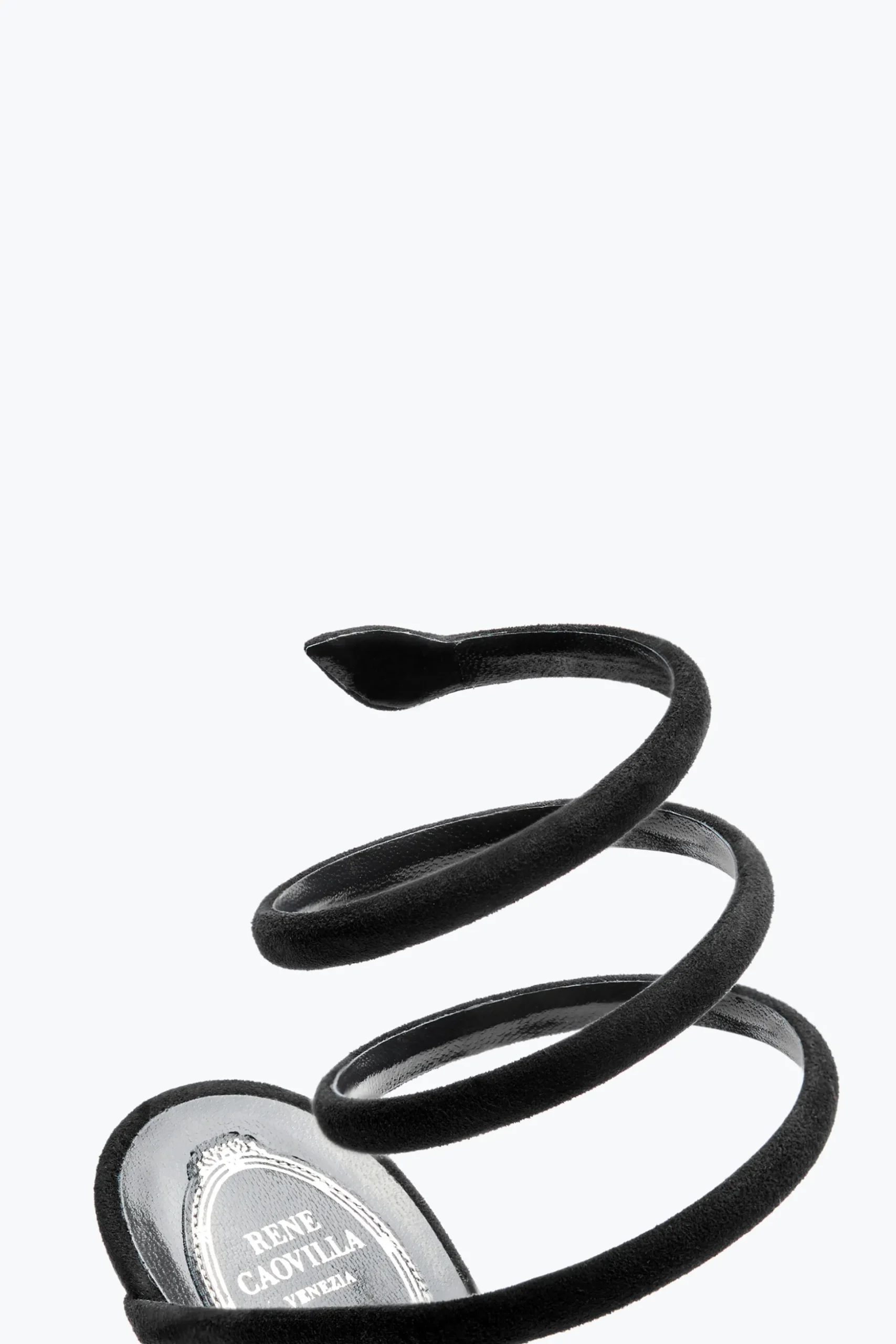 Sandale Cleo en daim noir 105