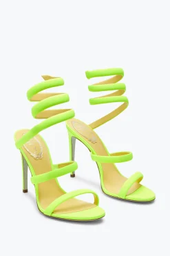 Sandale Cleo jaune fluo 105