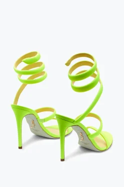 Sandale Cleo jaune fluo 105