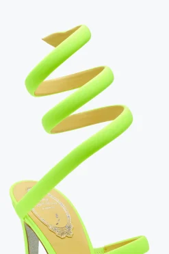 Sandale Cleo jaune fluo 105