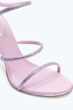 Sandale Cleo mauve avec cristaux 105