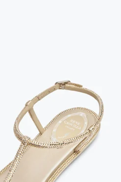Sandale Diana Beige Avec Cristaux 10