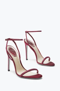 Sandale Ellabrita Bordeaux Avec Cristaux 105