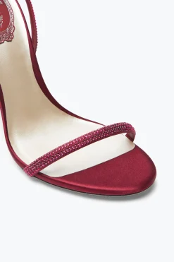 Sandale Ellabrita Bordeaux Avec Cristaux 105