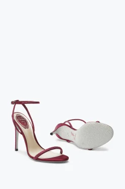 Sandale Ellabrita Bordeaux Avec Cristaux 105