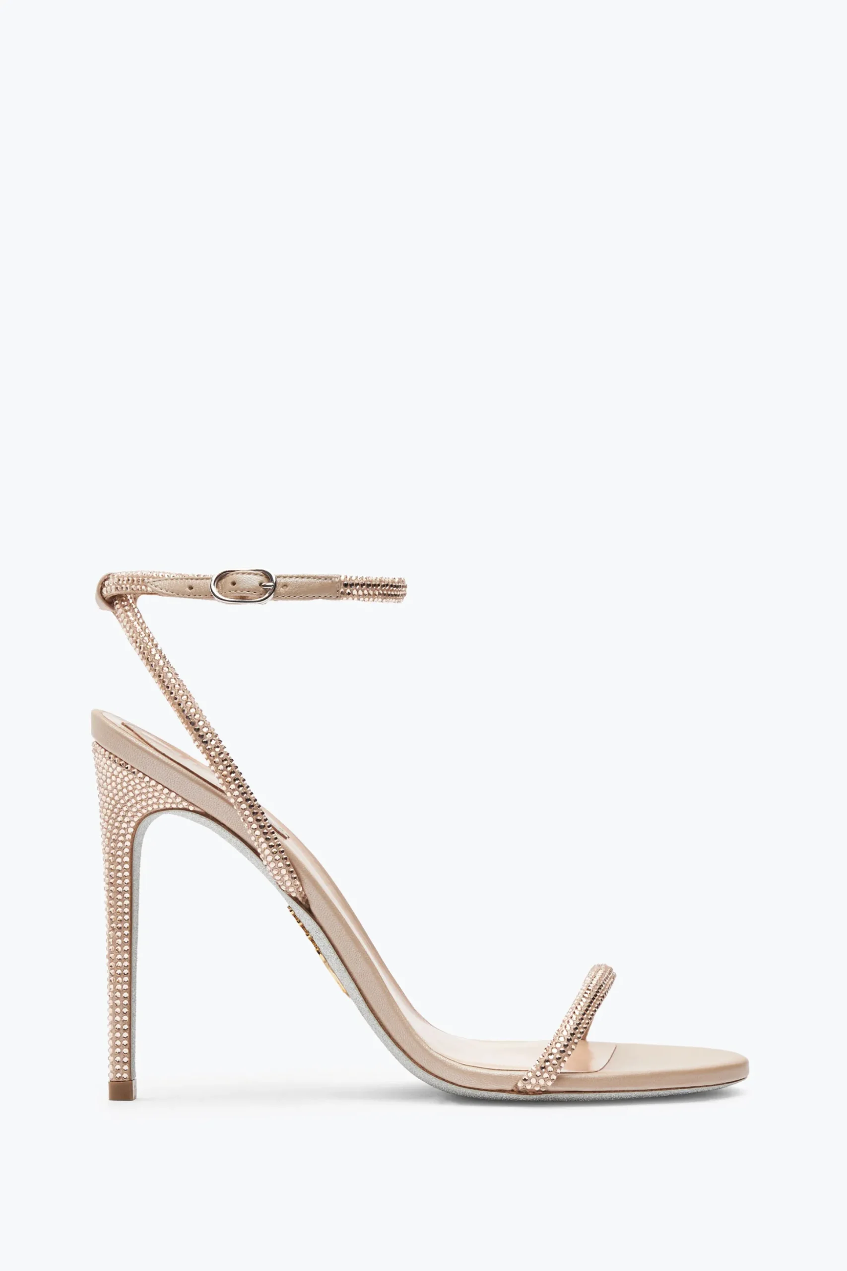 Sandale Ellabrita Rose Poudré Avec Cristaux 105