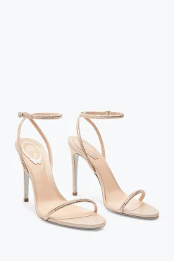 Sandale Ellabrita Rose Poudré Avec Cristaux 105
