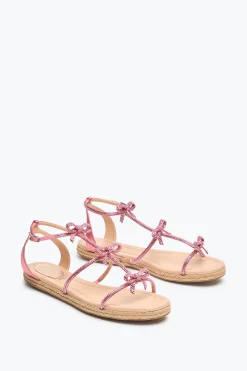 SANDALE FLATFORM CATERINA ROSE BONBON 10