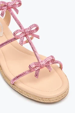 SANDALE FLATFORM CATERINA ROSE BONBON 10