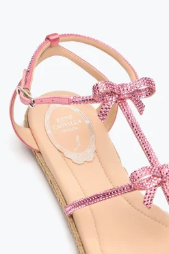 SANDALE FLATFORM CATERINA ROSE BONBON 10