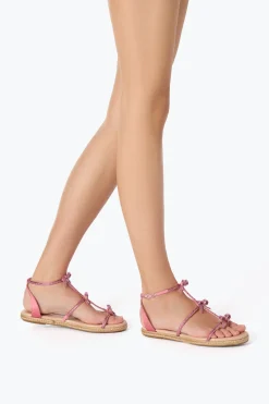 SANDALE FLATFORM CATERINA ROSE BONBON 10