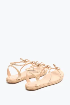 SANDALE FLATFORM CATERINA NUDE 10