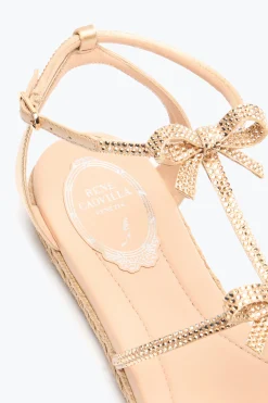 SANDALE FLATFORM CATERINA NUDE 10