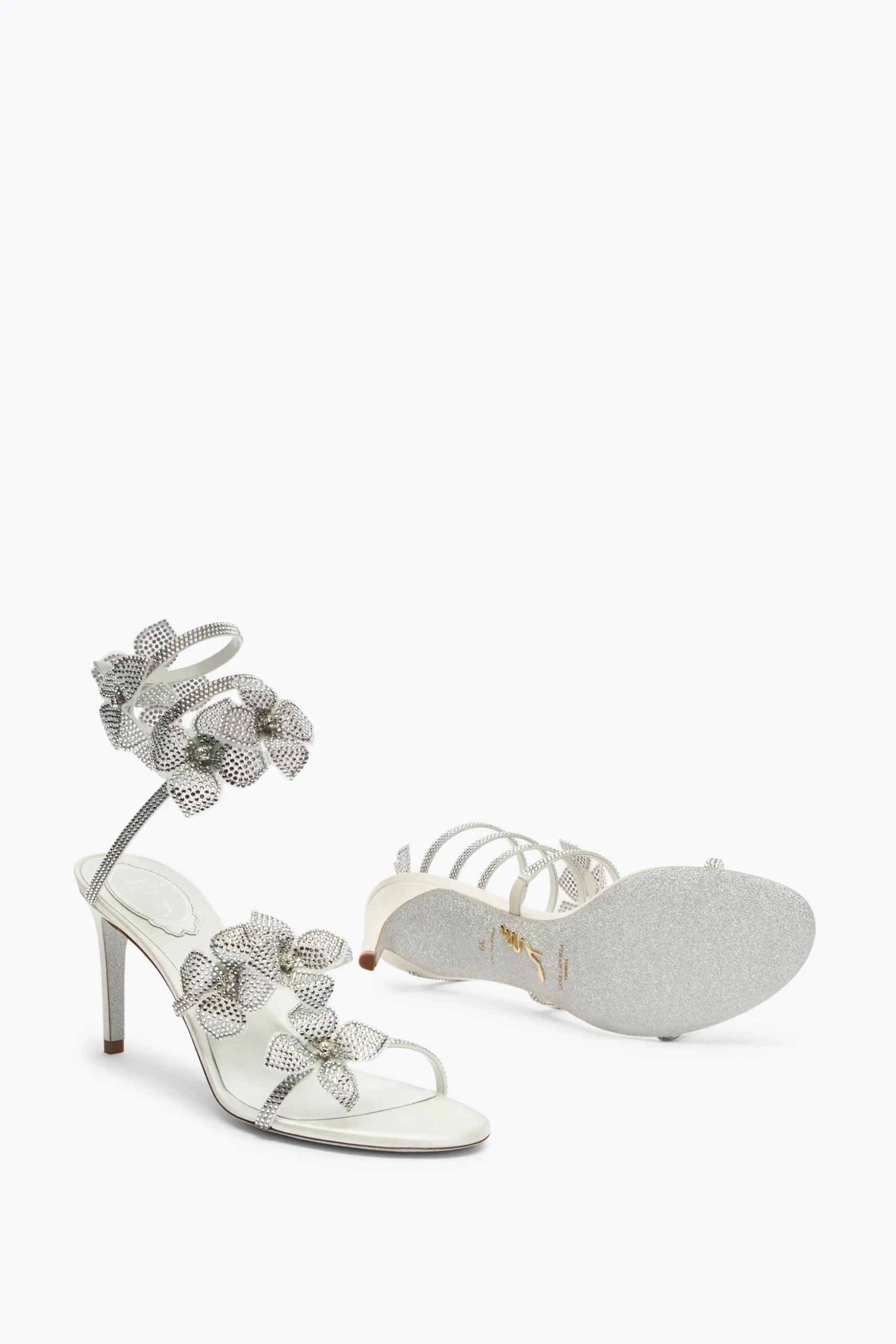 Sandale Floriane blanche 80