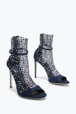 Sandale Galaxia Bleu Foncé Avec Cristaux 105