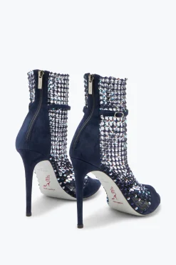 Sandale Galaxia Bleu Foncé Avec Cristaux 105