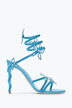 Sandale Margot turquoise avec papillons 105