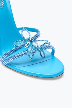 Sandale Margot turquoise avec papillons 105