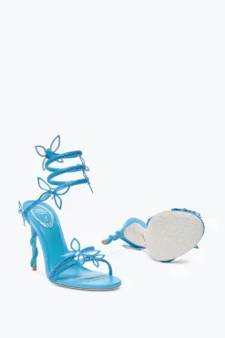 Sandale Margot turquoise avec papillons 105