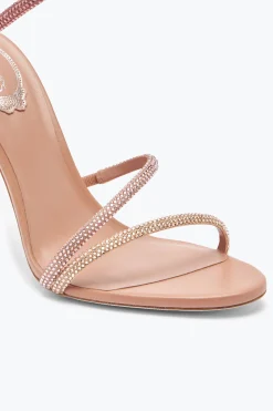 Sandale Margot Vieux Rose Avec Cristaux 105