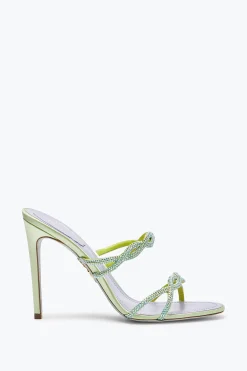 SANDALE MULE BRAID CITRON VERT 105