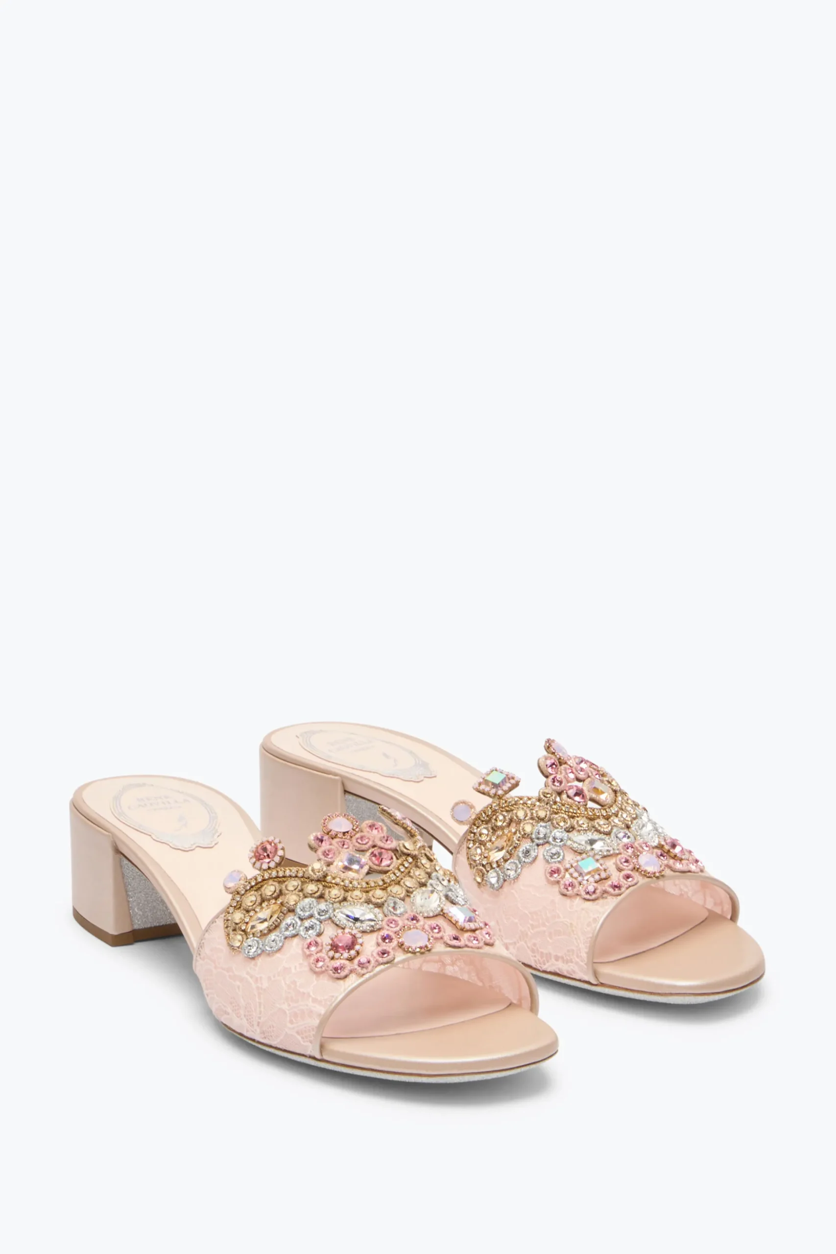 SANDALE MULE VENEZIANA ROSE POUDRÉ 40