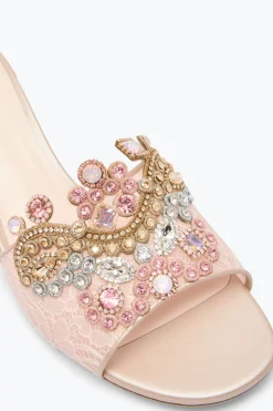 SANDALE MULE VENEZIANA ROSE POUDRÉ 40