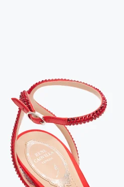 SANDALE NICOLE ROUGE 80