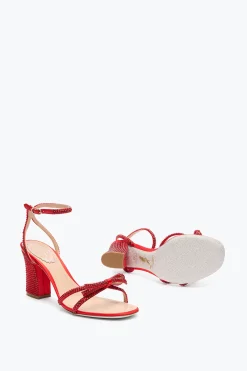 SANDALE NICOLE ROUGE 80