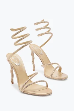 Sandale Or Avec Cristaux Margot 105