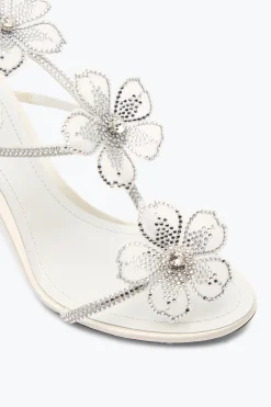 SANDALE PEACH FLOWER IVOIRE 80