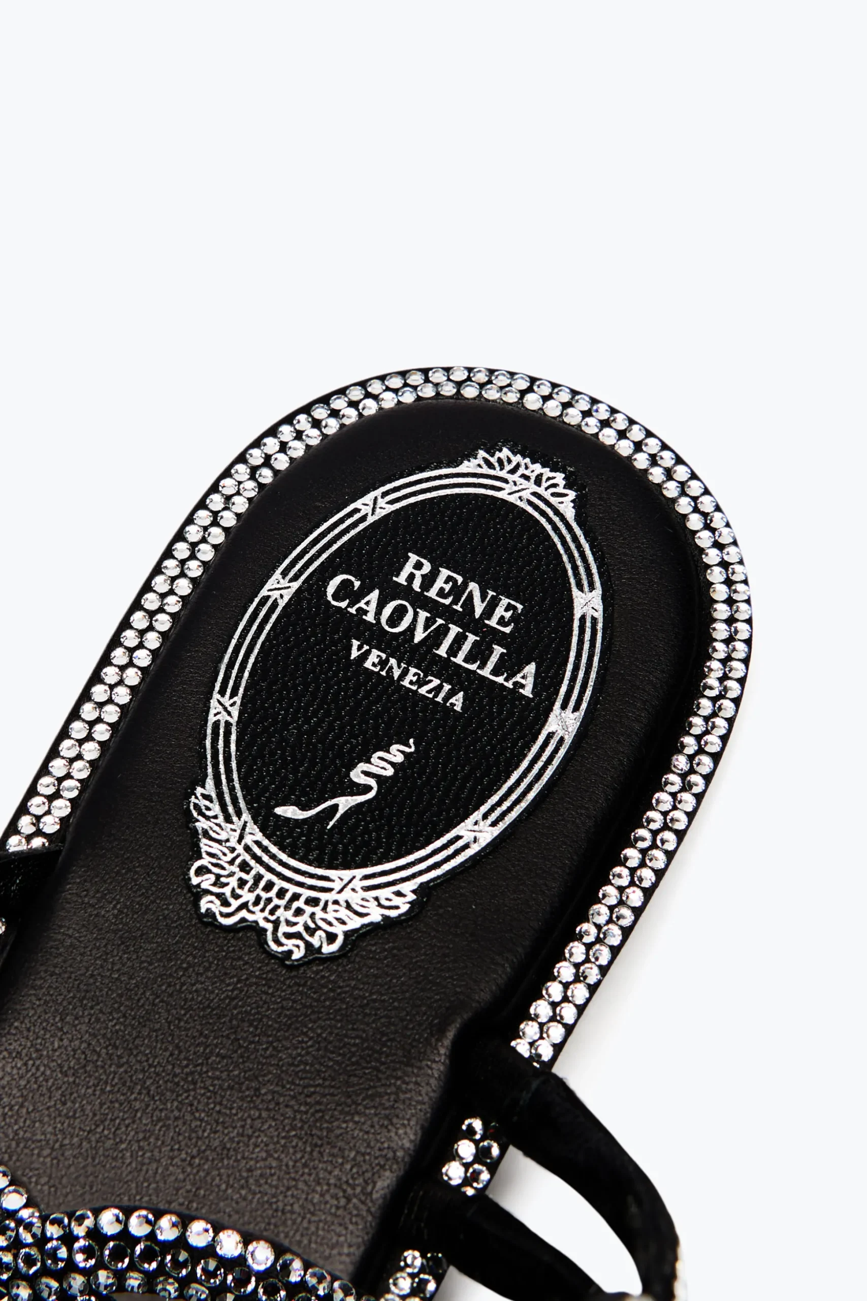 SANDALE PLATE BRAID NOIRE 10