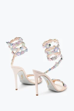 Sandale Roxanne avec fleurs multicolores 105
