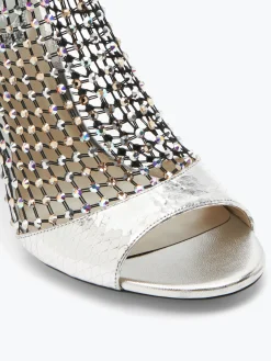 Sandales Avec Talons À Aiguilles Argent Galaxia