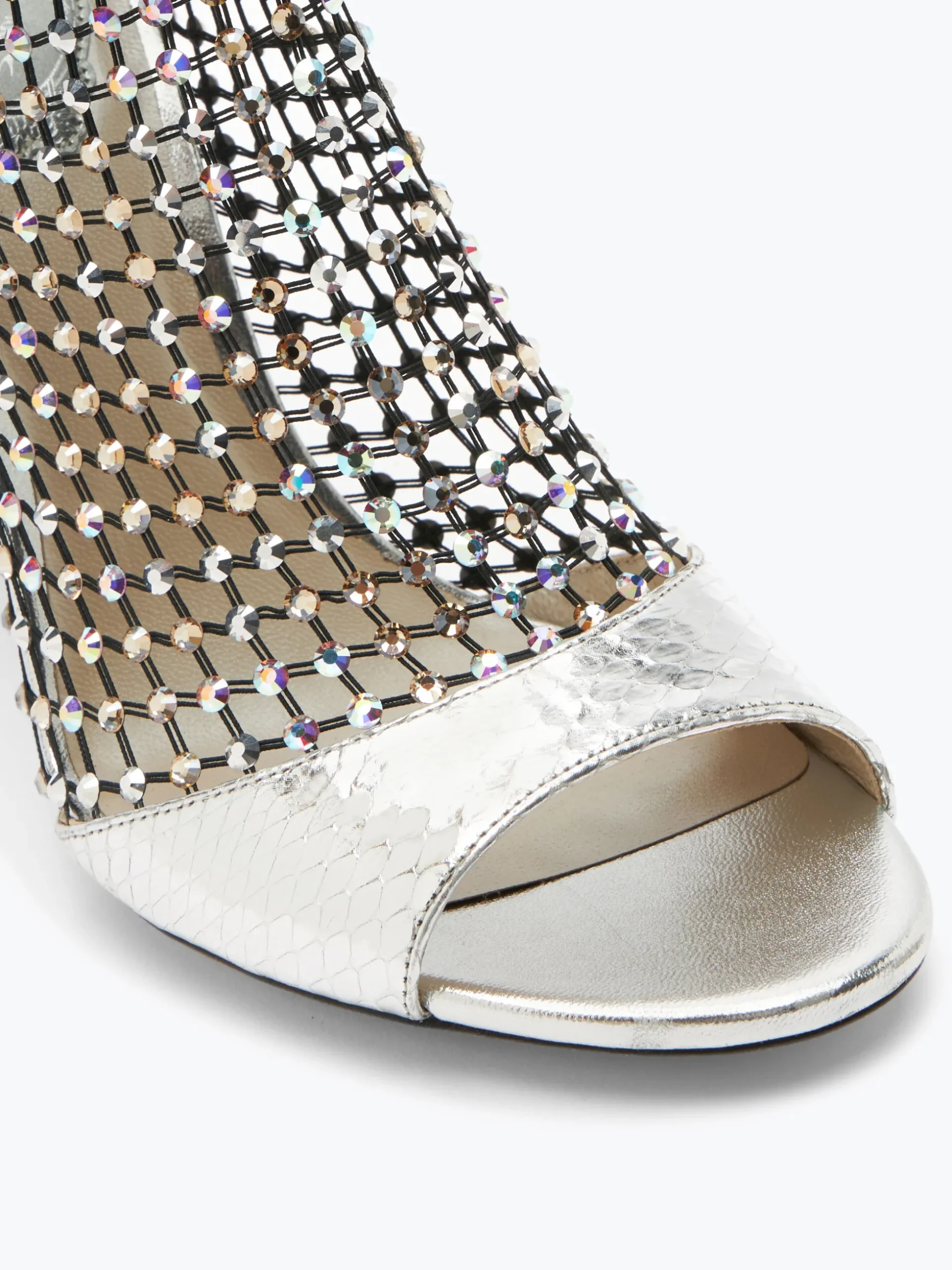 Sandales Avec Talons À Aiguilles Argent Galaxia