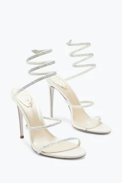 Sandales Blanches Élégantes Cleo