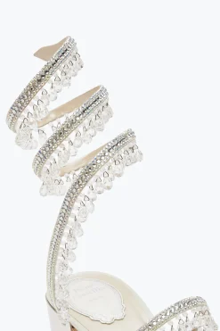 Sandales Chandelier Avec Cristaux