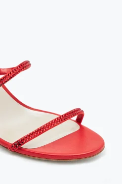 Sandales En Satin Avec Talon Cleo
