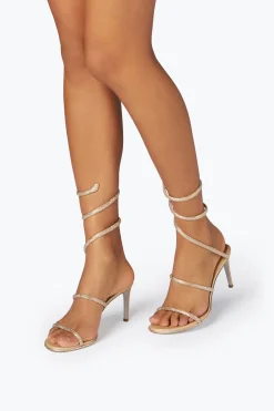 Sandales En Satin Cleo