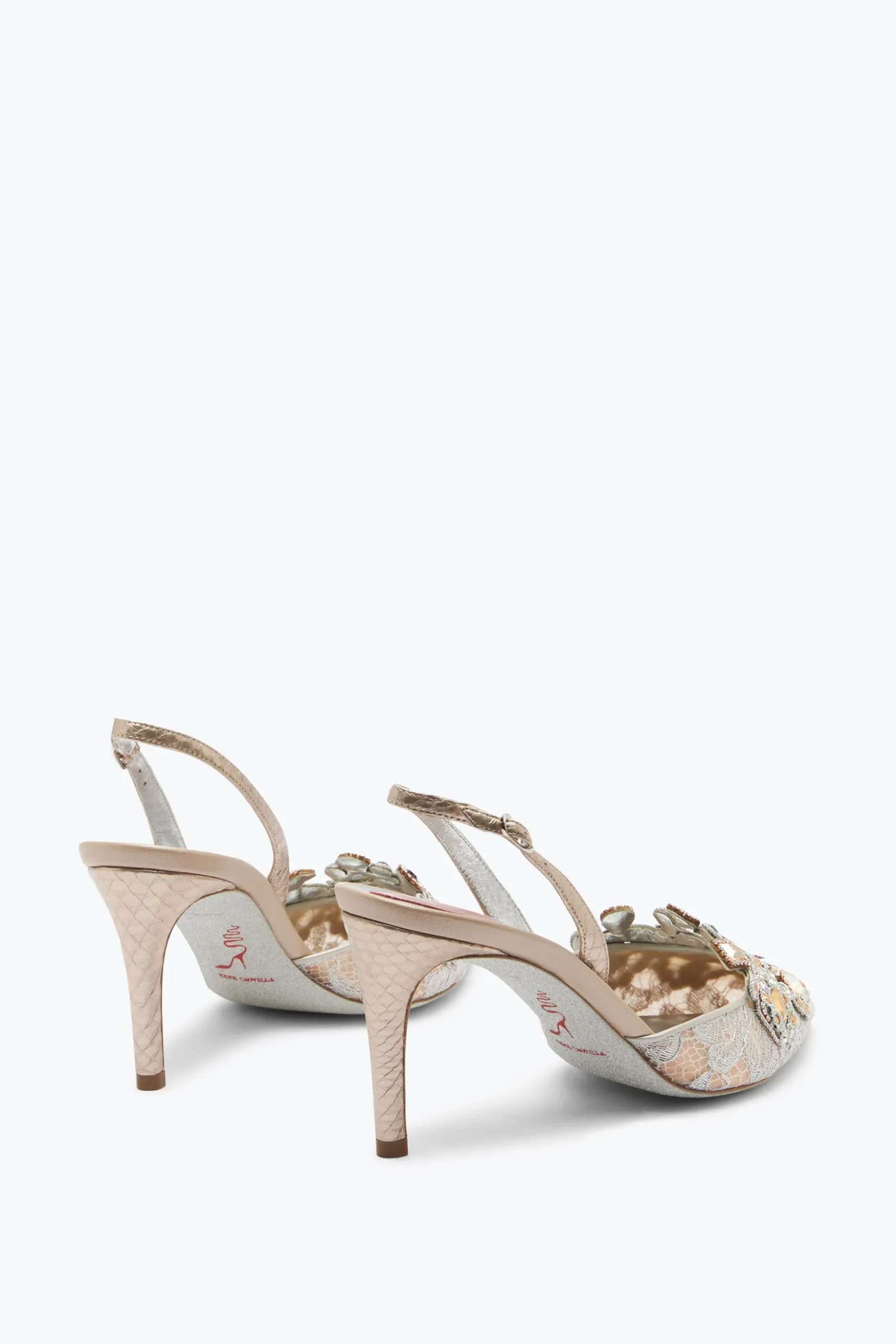 Slingback Bijou En Dentelle Veneziana 75