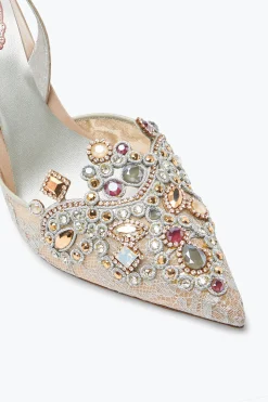 Slingback Bijou Gris Veneziana