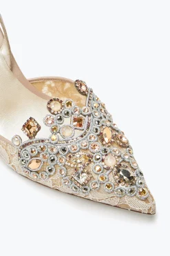 Slingback En Dentelle Veneziana 75