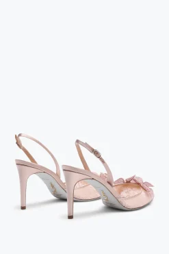 Slingback Floriane rose poudré 80