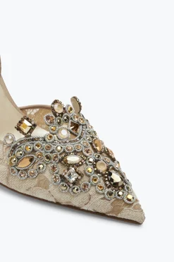 Slingbacks Décorés Doré Veneziana