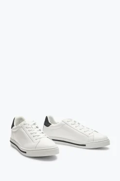 Sneaker Xtra blanc et noir avec cristaux 15