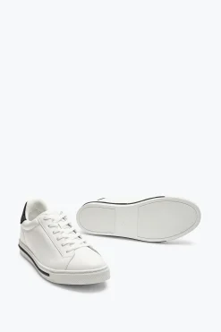 Sneaker Xtra blanc et noir avec cristaux 15