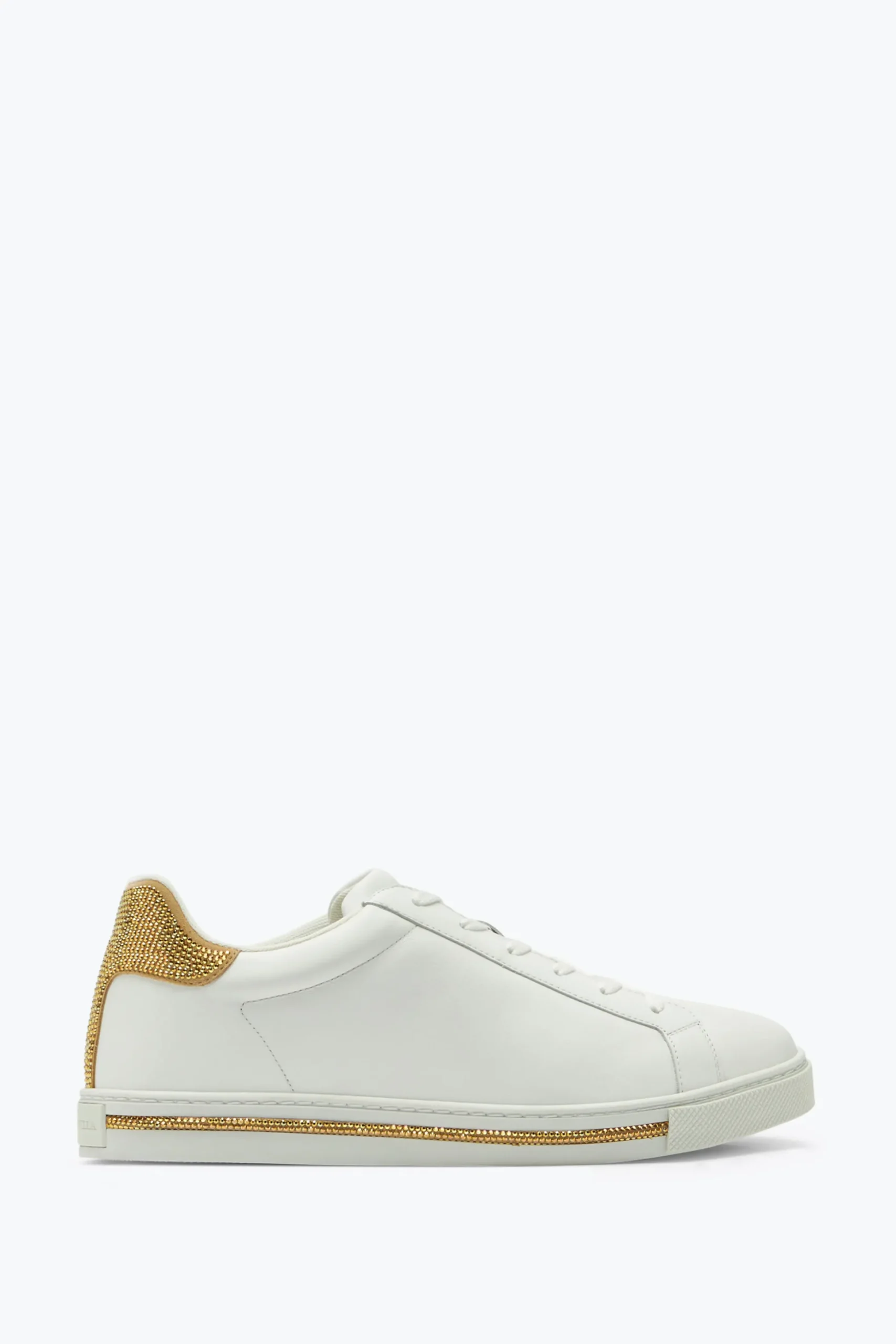Sneaker Xtra Blanc-Or Avec Cristaux 15