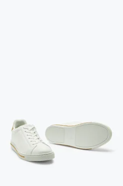Sneaker Xtra Blanc-Or Avec Cristaux 15