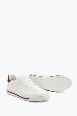 Sneaker Xtra Blanc-Rouge Avec Cristaux 15